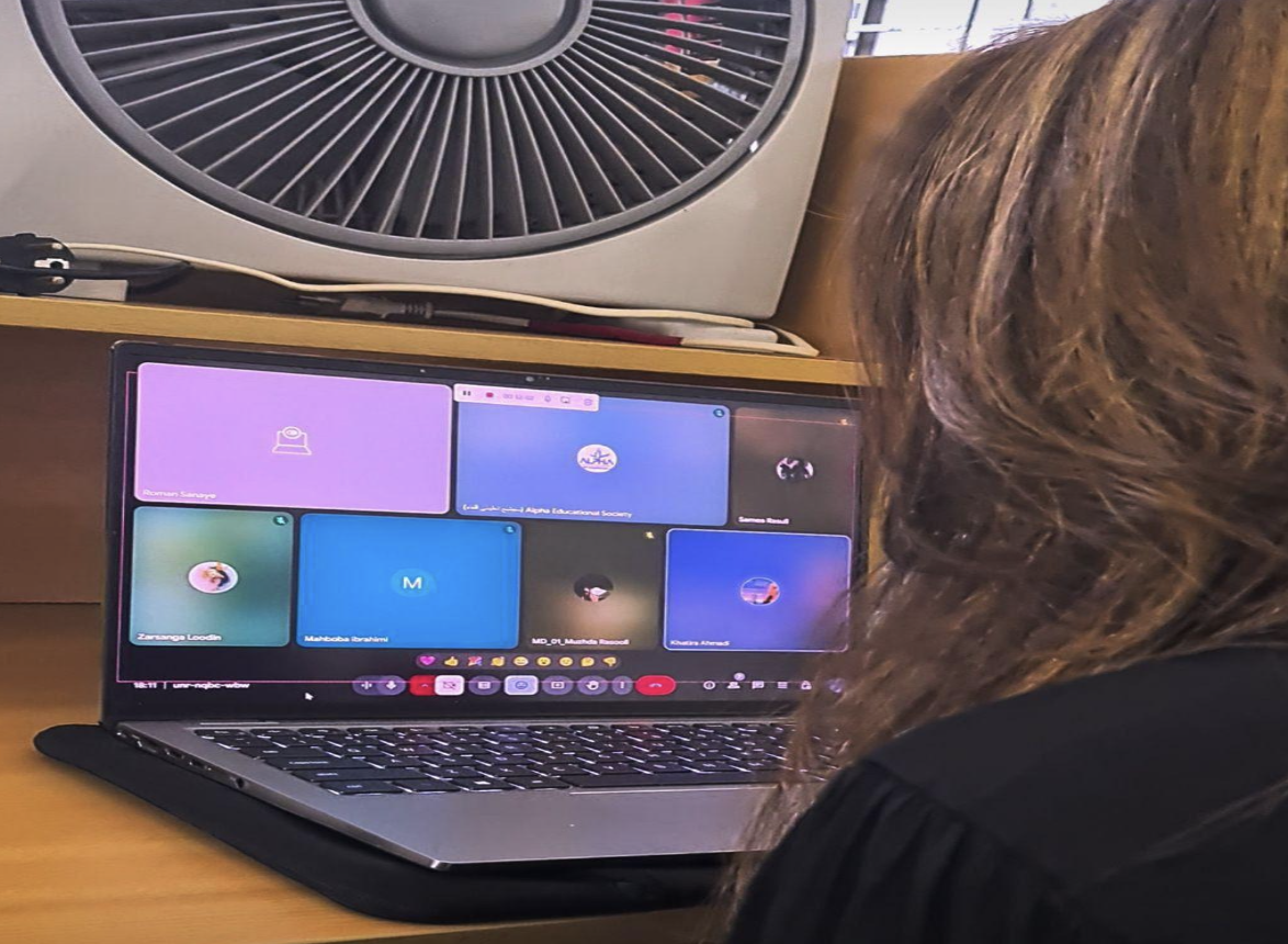 Teaching Afghan girls online
