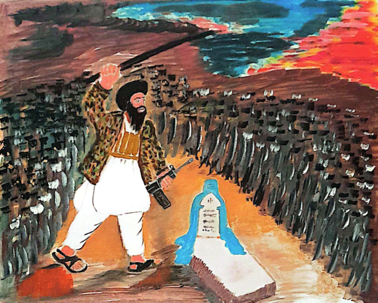 Paintings done by Mahboba Mushtaq